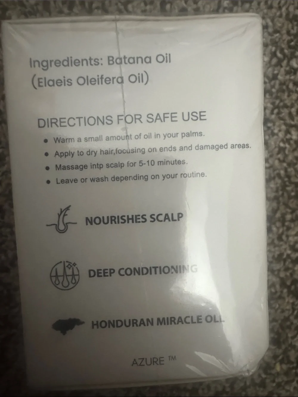 Batana Oil 100% Honduran Miracle Oil - White